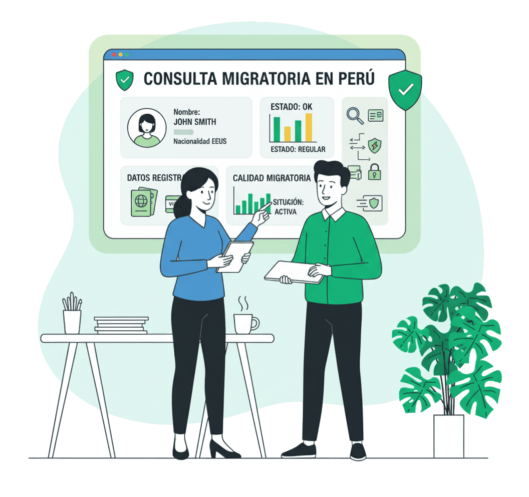 Imagen ilustrativa de consulta de carnet de extranjería