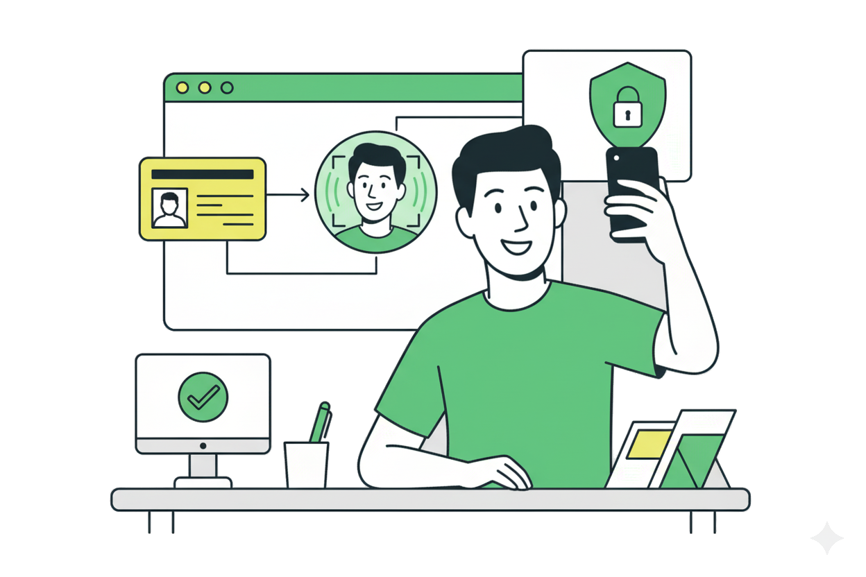 Imagen ilustrativa de validación de identidad