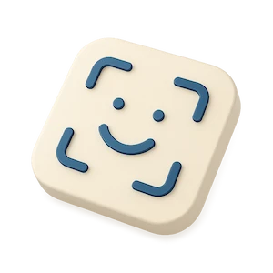 Ícono de Biometria facial