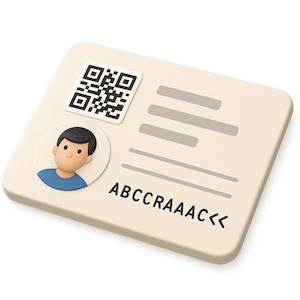 Ícono de documento de identidad